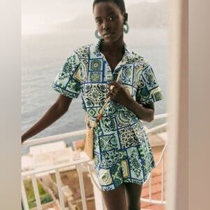 Sezane x Momoni Livia Shirt Top Sz 6 NWT